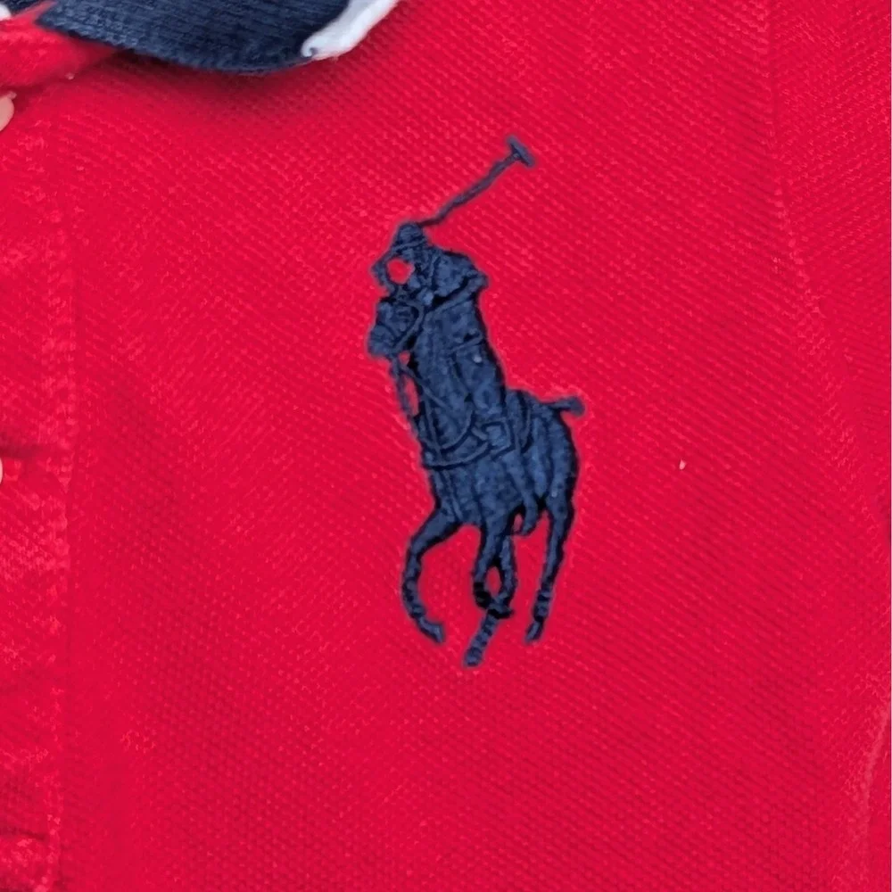 Ralph Lauren Polo Big Pony USA Flag Patch‎ Baby Size 9 Months